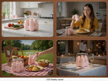 Adjustable Spice Shaker Round (6 Set)